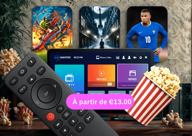 Application IPTV Smarters Pro – Interface 4K